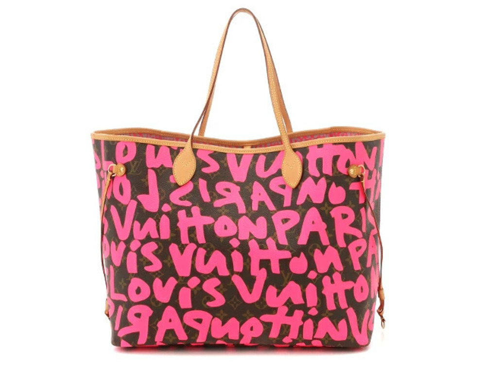 LOUIS VUITTON Neverfull Tote Bag Monogram Graffiti